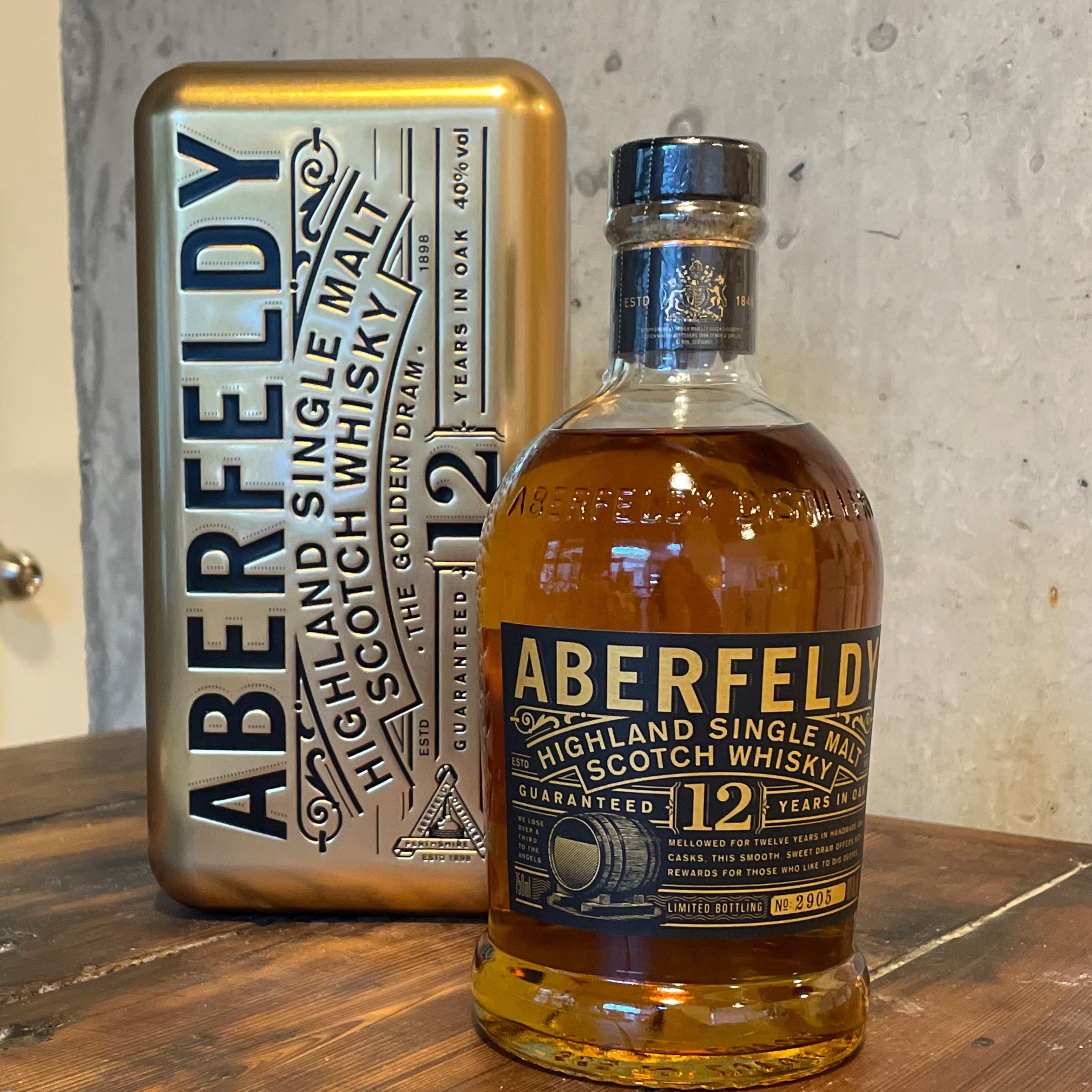 Aberfeldy, 12 Years Highlands Single Malt Scotch Whisky
