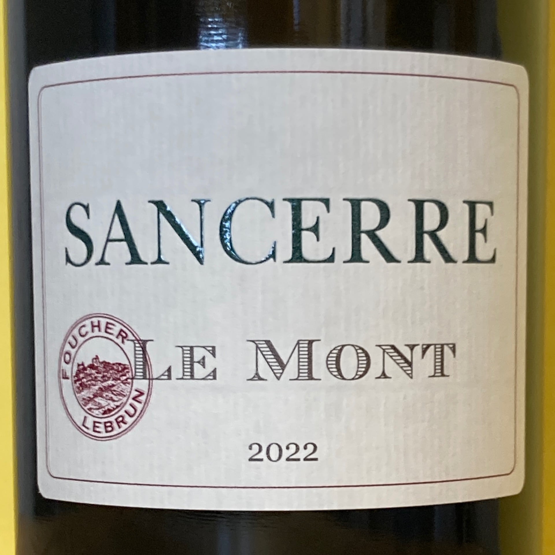 Maison Foucher-Lebrun, Sancerre Blanc Le Mont 2022
