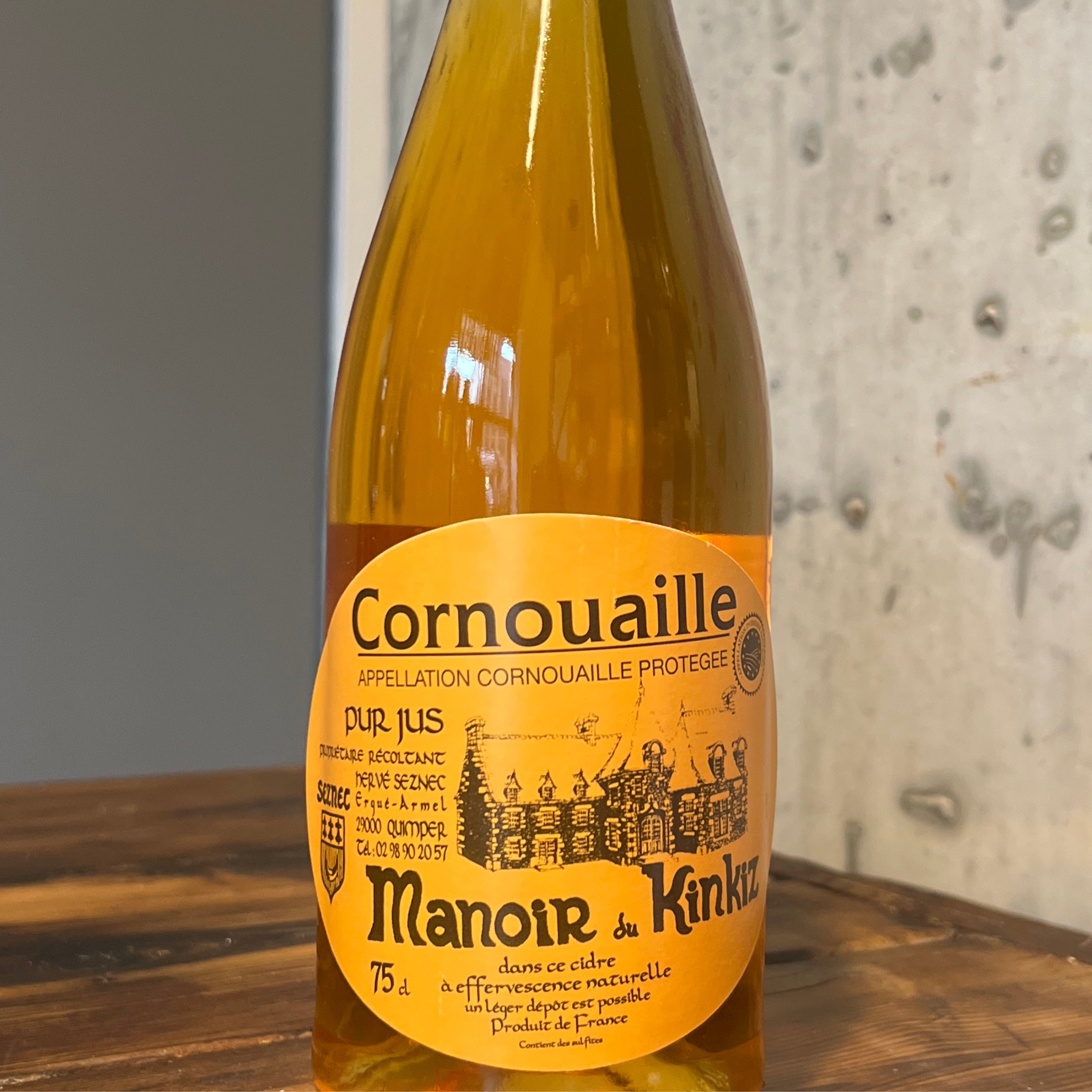 Manoir du Kinkiz, AOP Cournouaille Cider