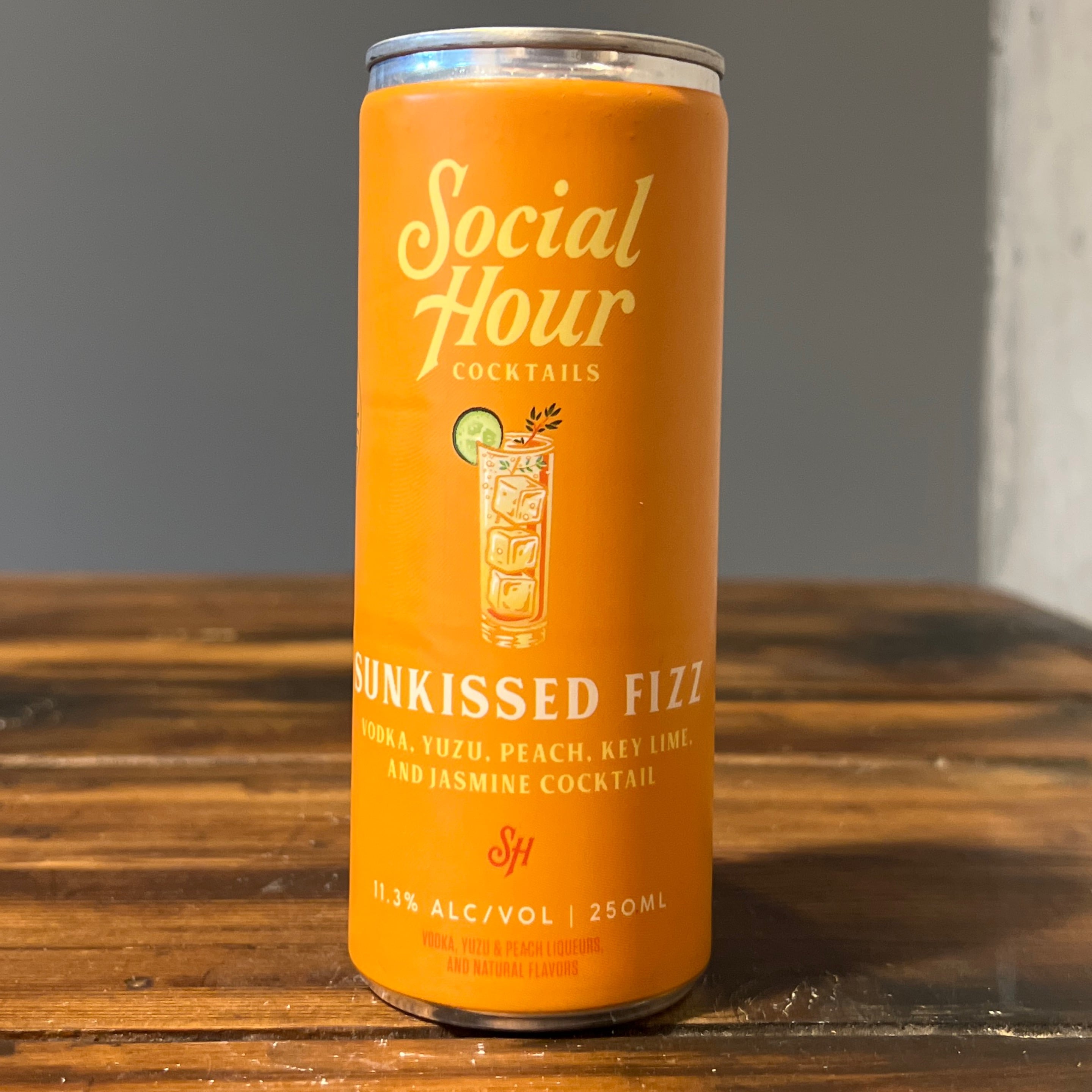 Social Hour Cocktails, Yuzu Sunset Fizz Can
