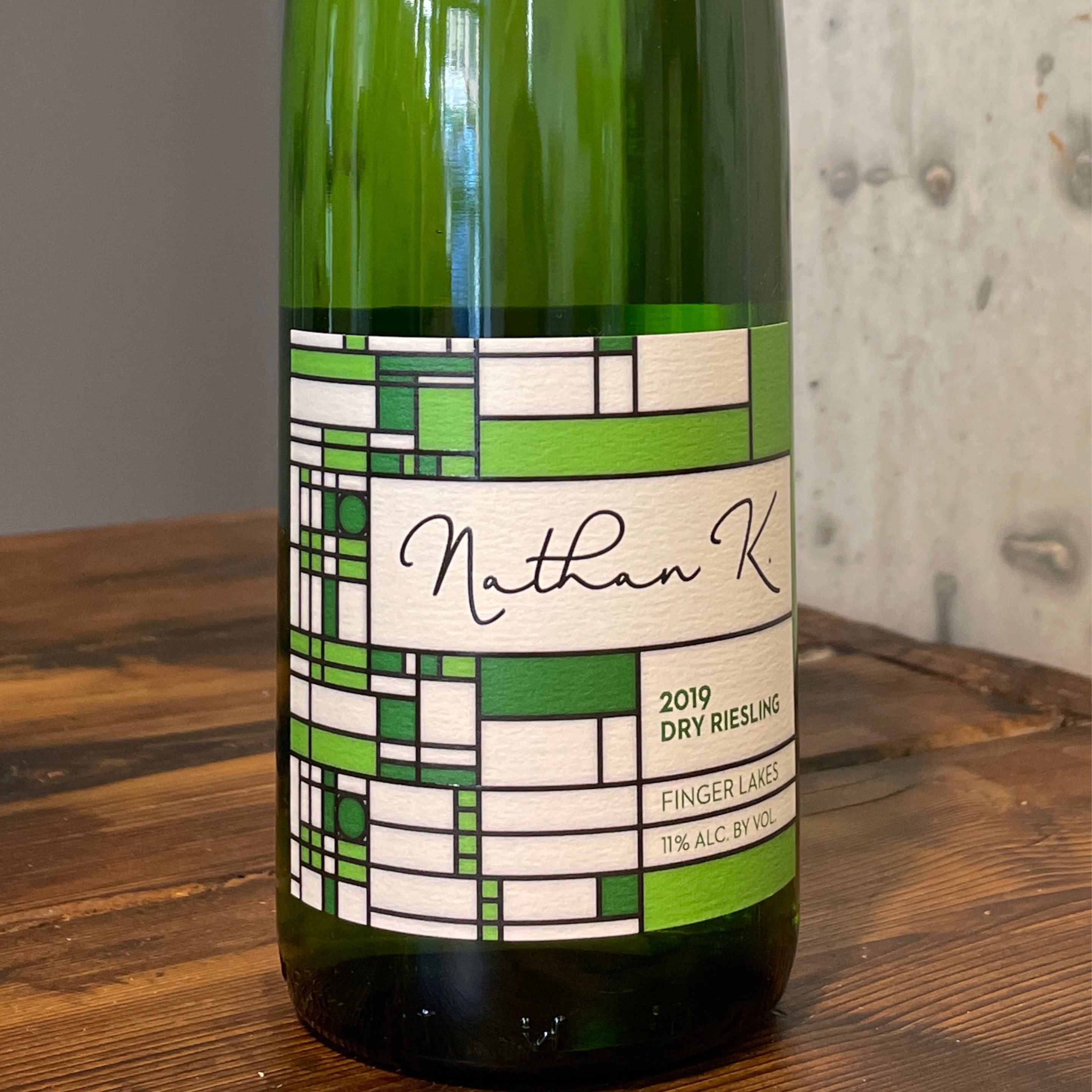 Nathan K. Wines, Finger Lakes Riesling Dry (2019)