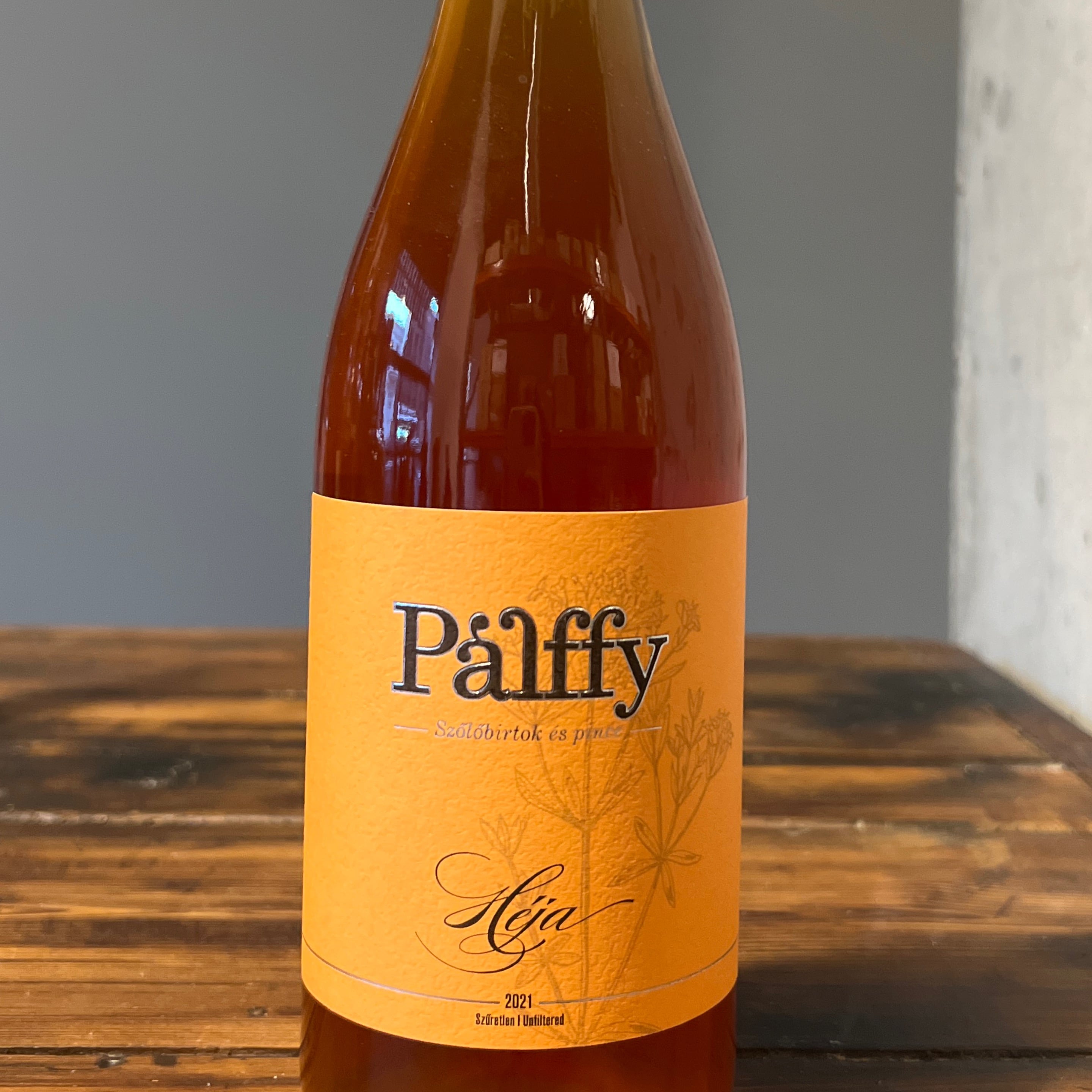 Pálffy Pince, Heja Orange 2021