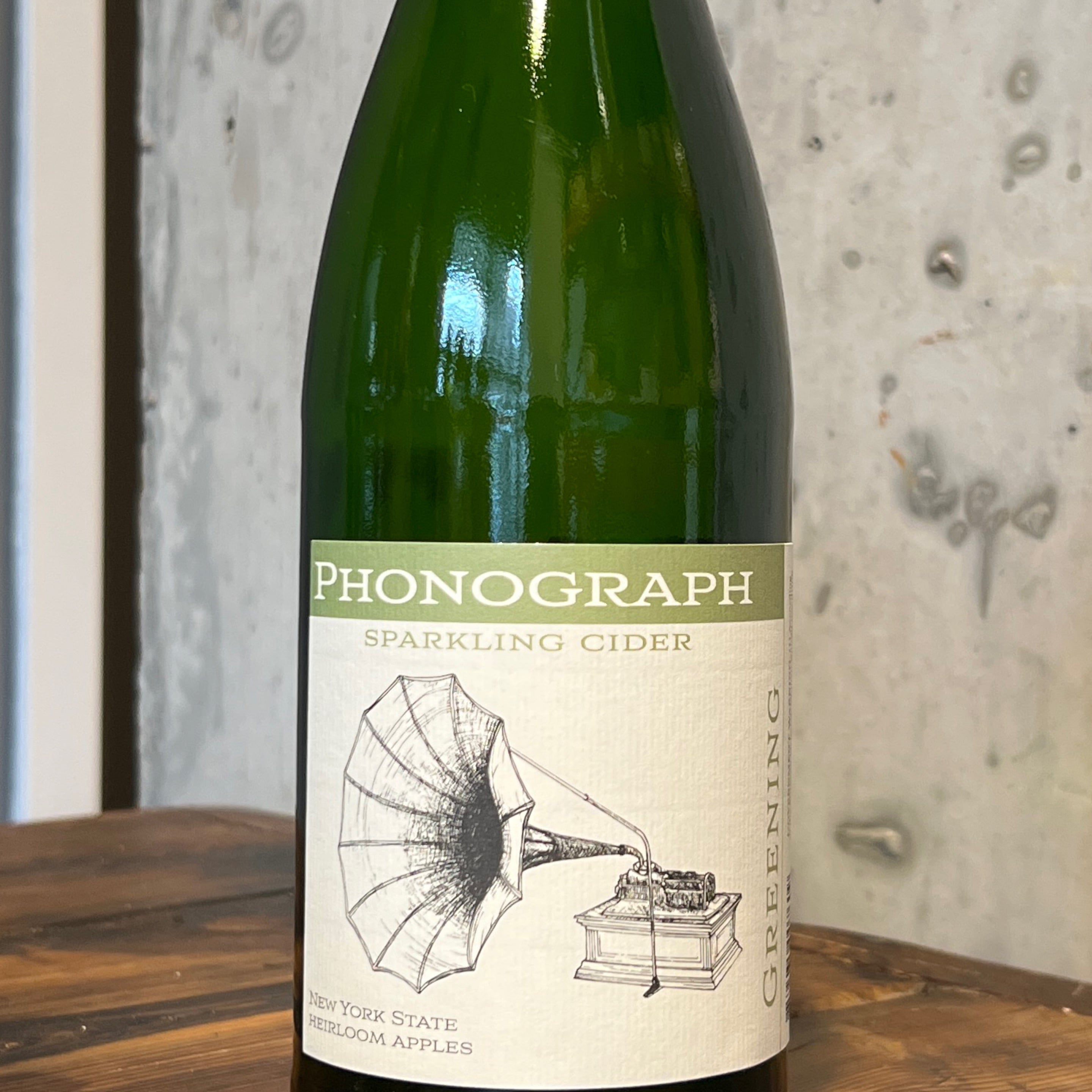 Phonograph, Sparkling Cider Finger Lakes