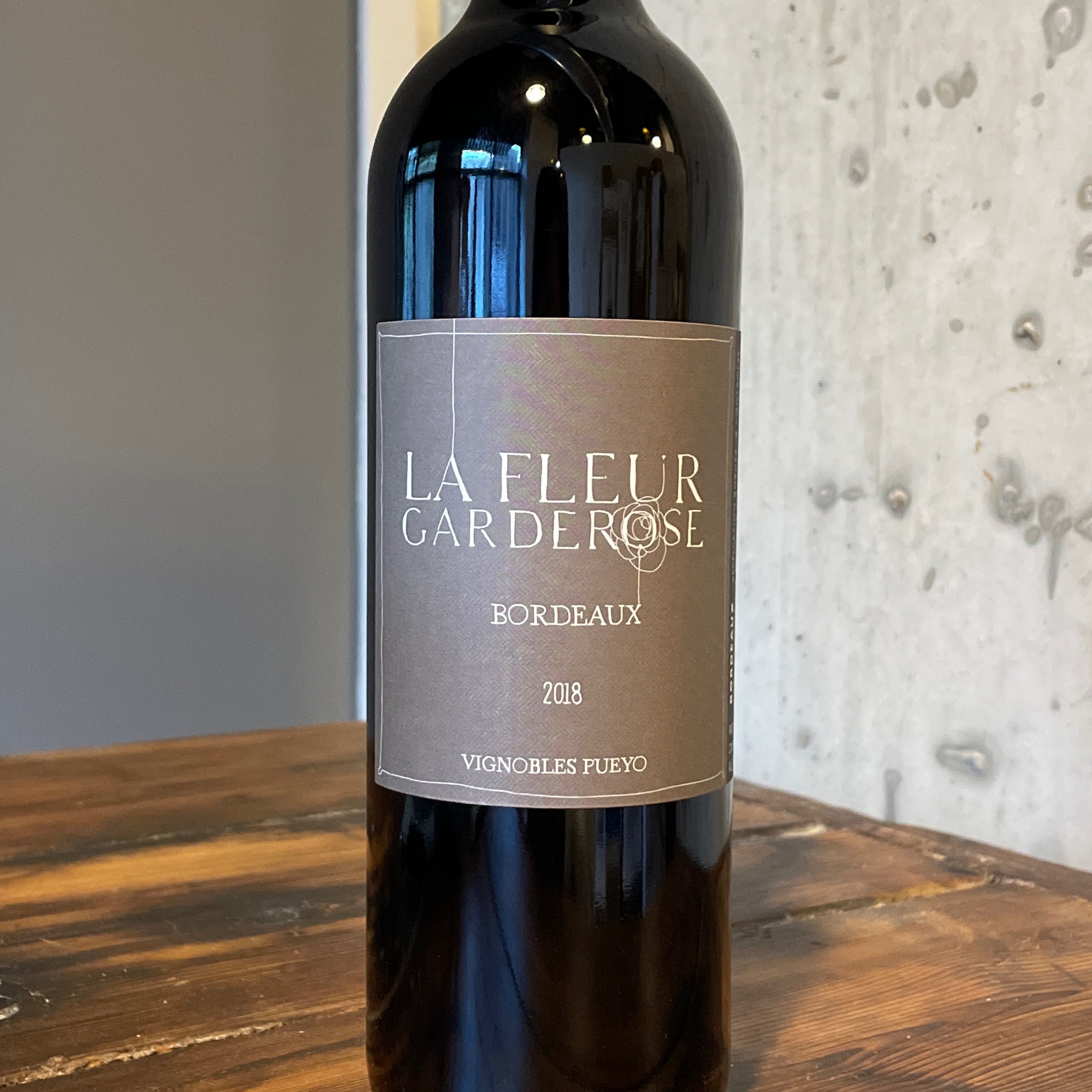 Vignobles Pueyo, La Fleur Garderose Bordeaux Rouge