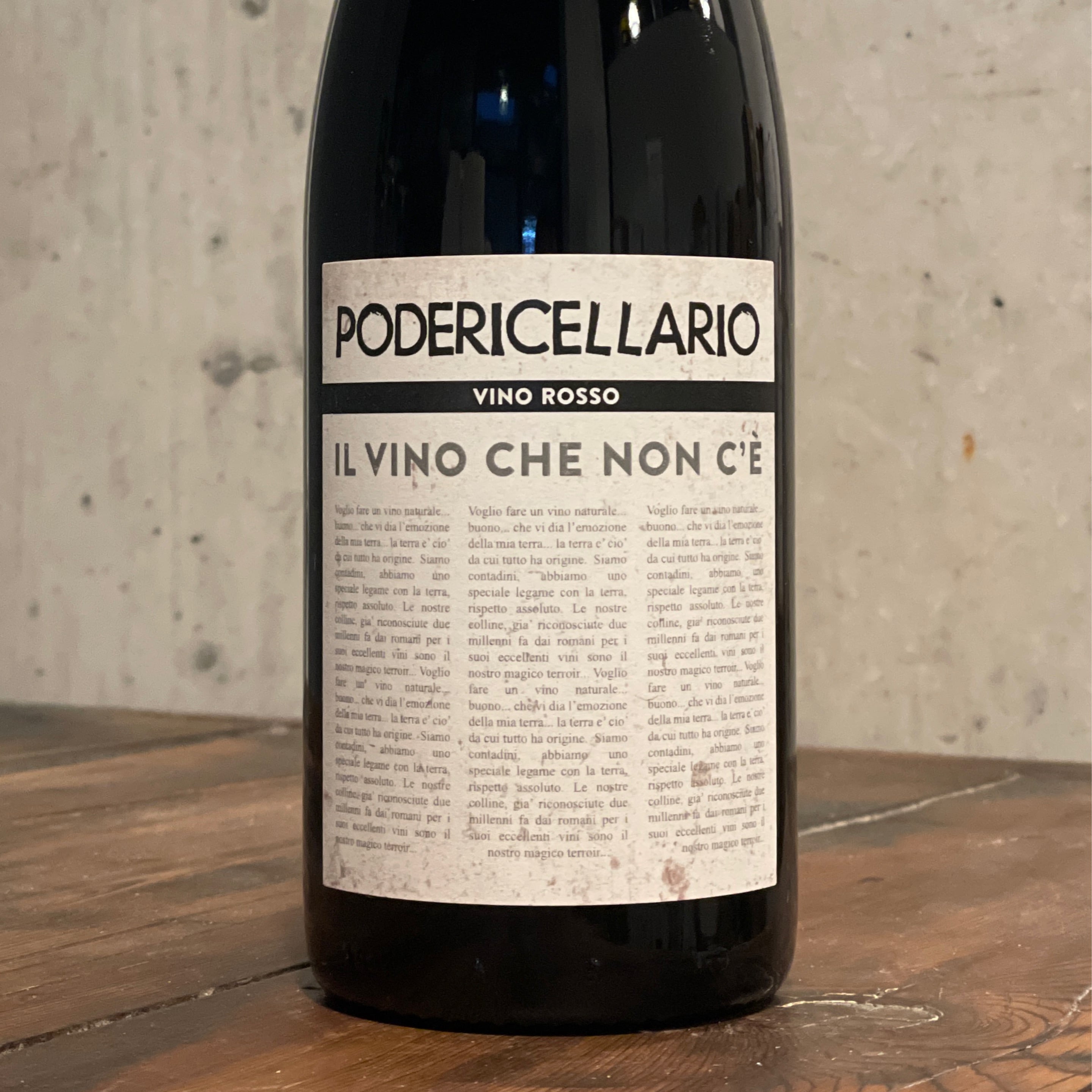 Poderi Cellario, Il Vino Che Non C'E Rosso
