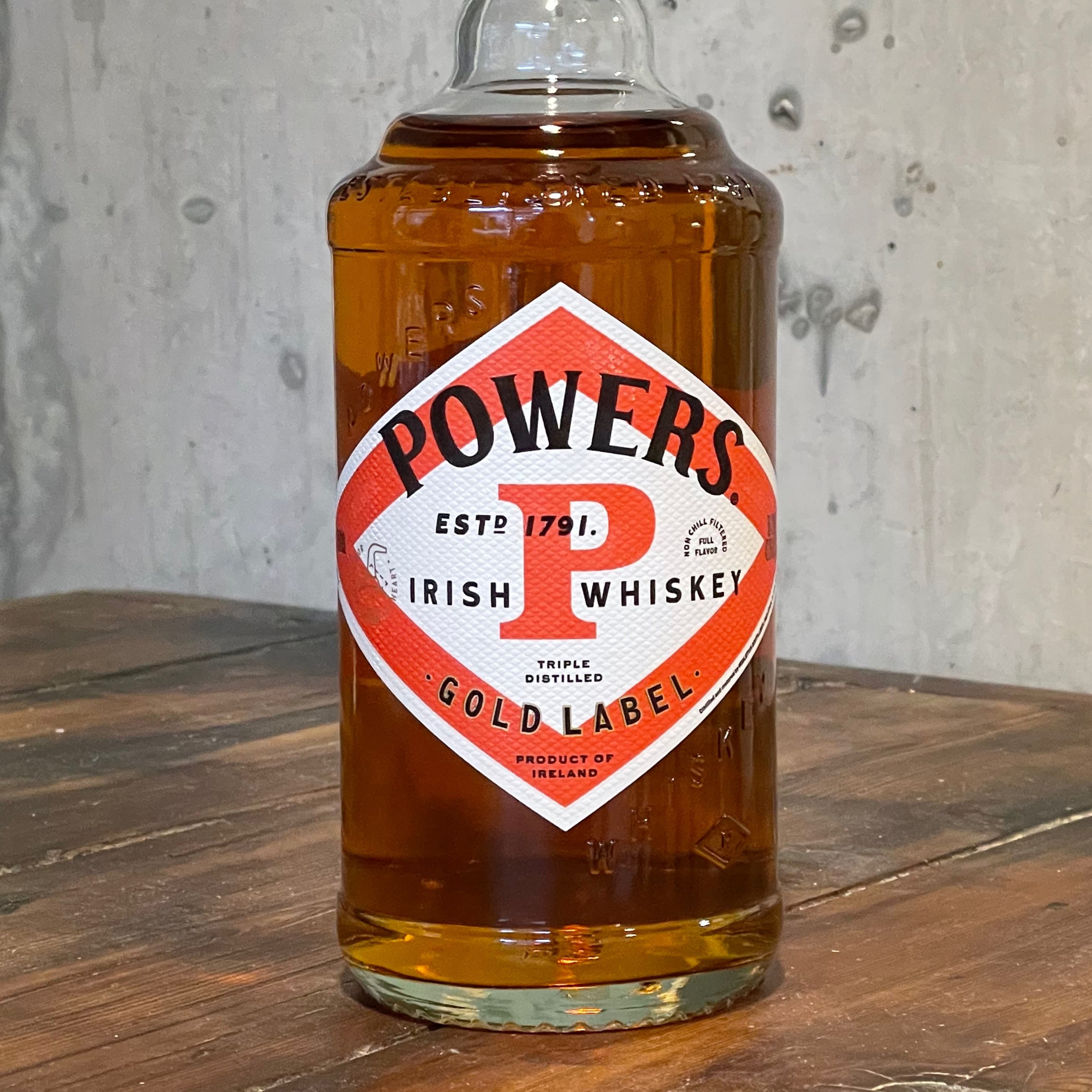 Powers Whiskey, Gold Label Irish Whiskey 80 Proof
