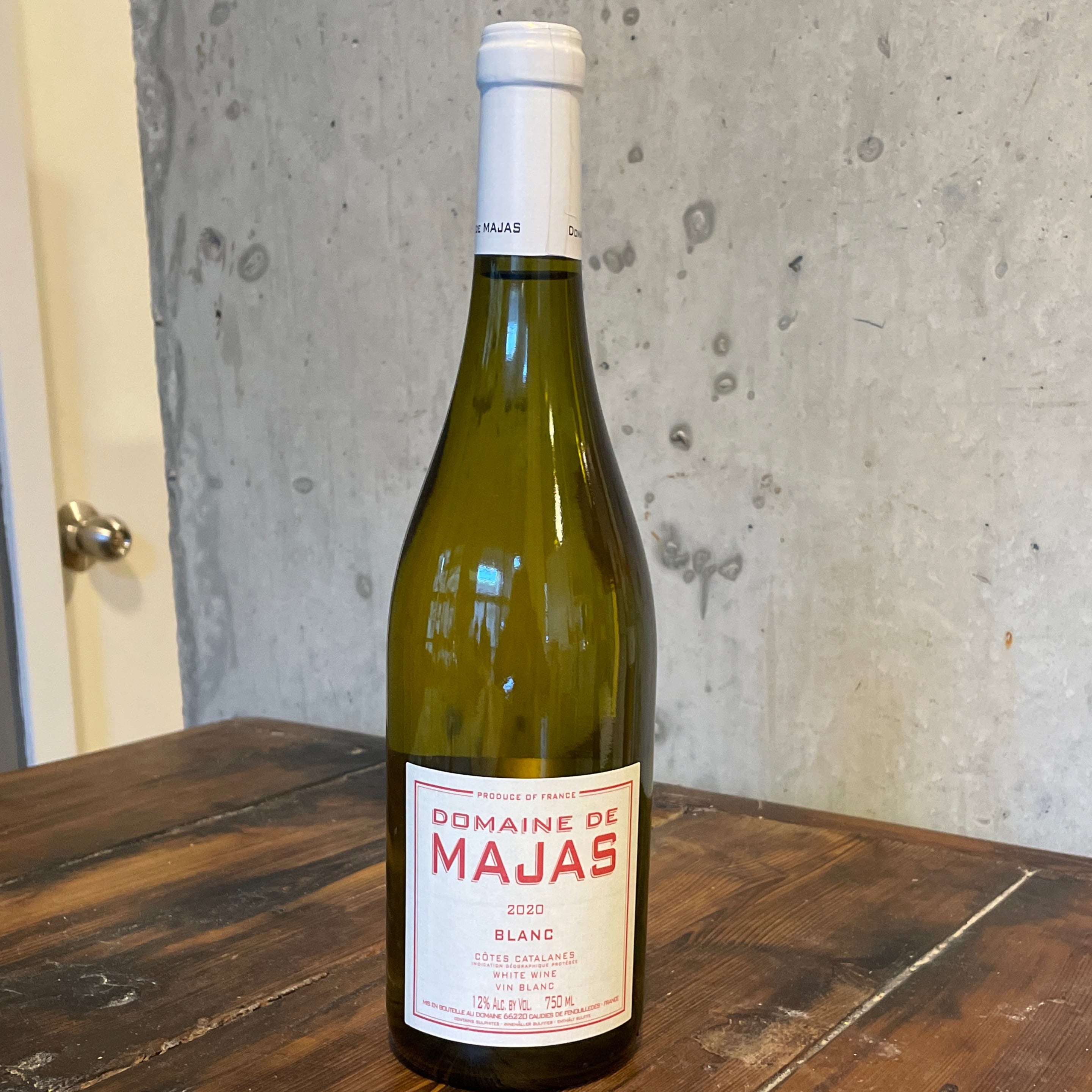 Domaine de Majas, Côtes Catalanes Blanc 2024