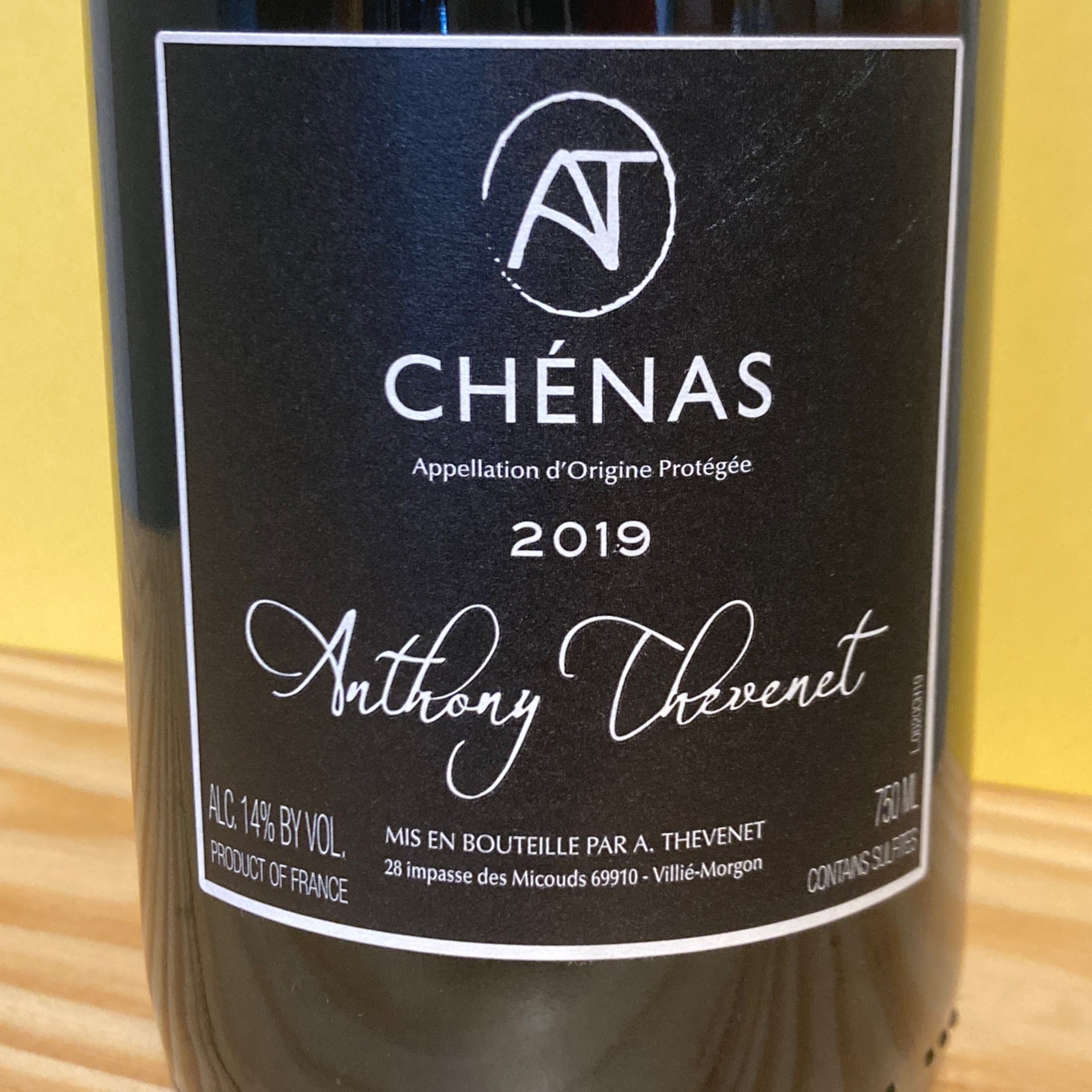 Anthony Thevenet, Chenas 2019