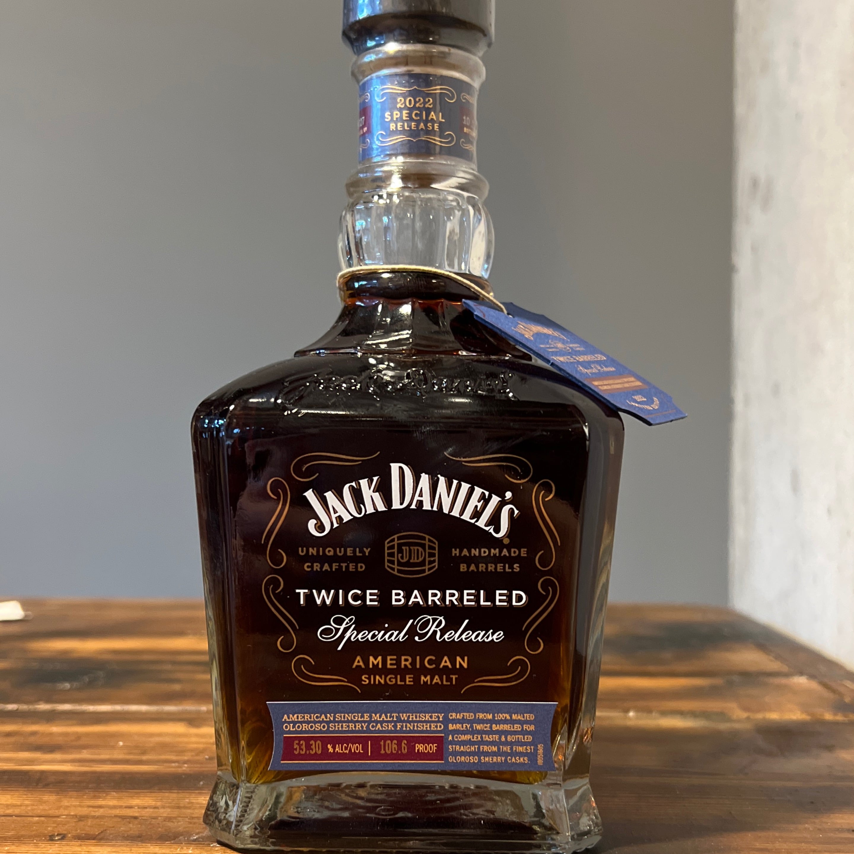 Jack Daniel's, Twice Barreled American Single Malt Whiskey