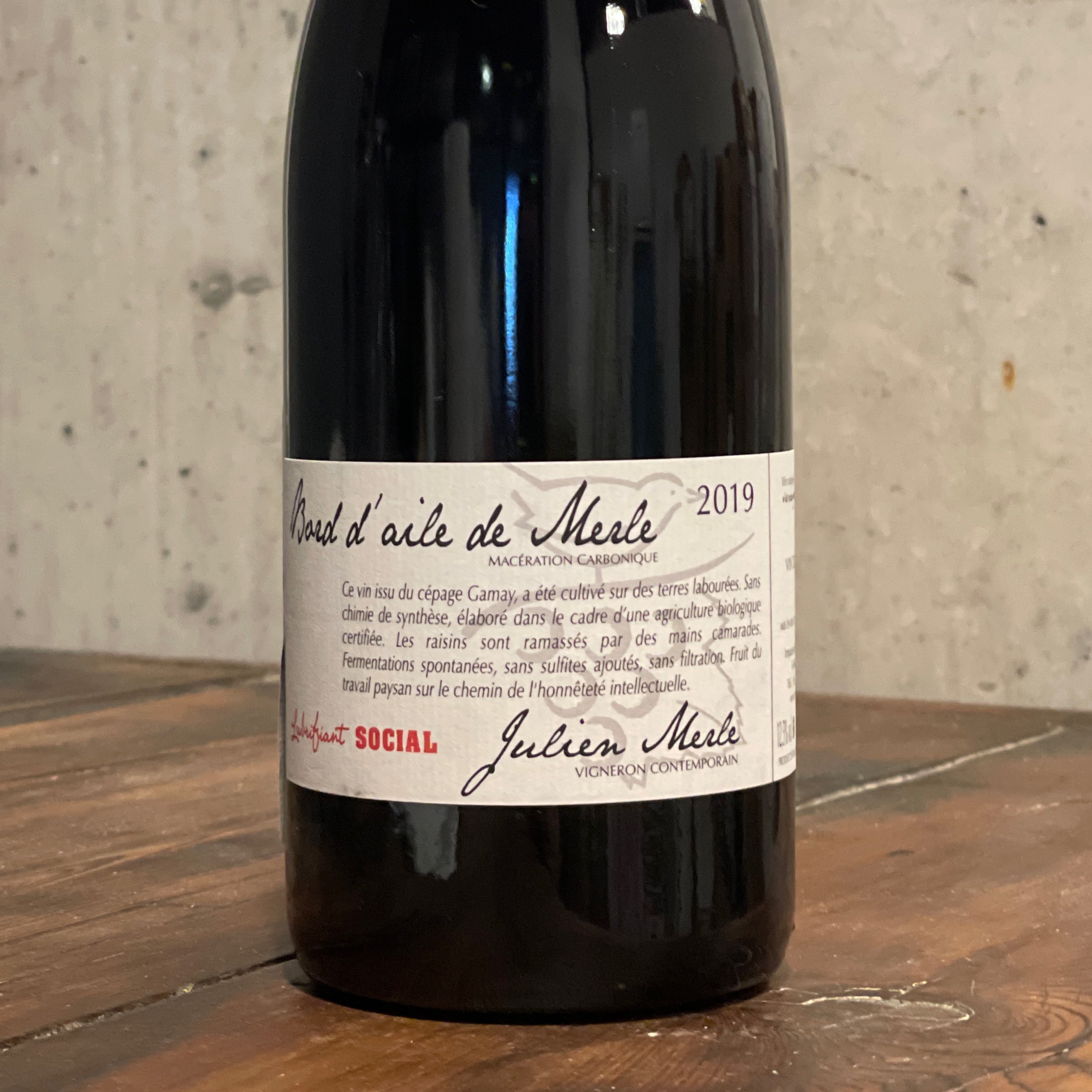 Julien Merle, Bord d'Aile De Merle Beaujolais