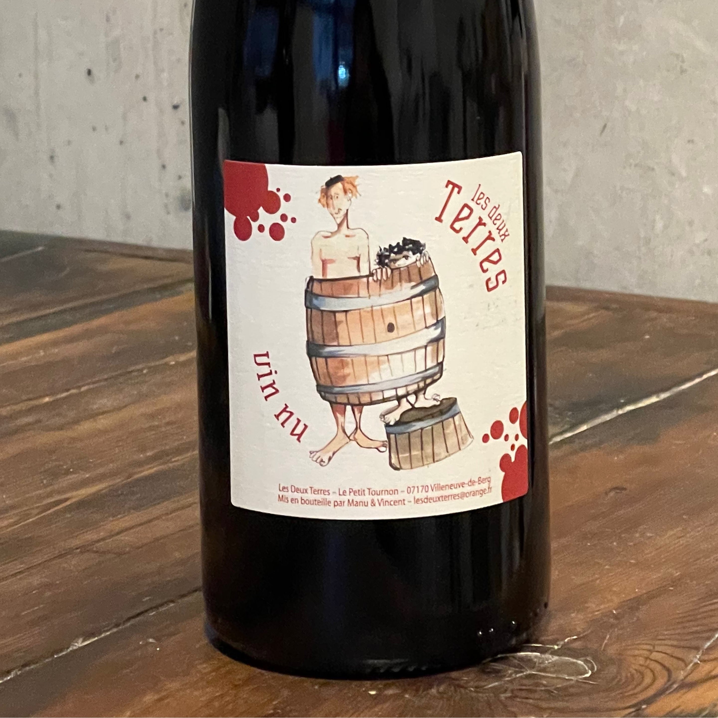 Les Deux Terres, Vin Nu Rouge